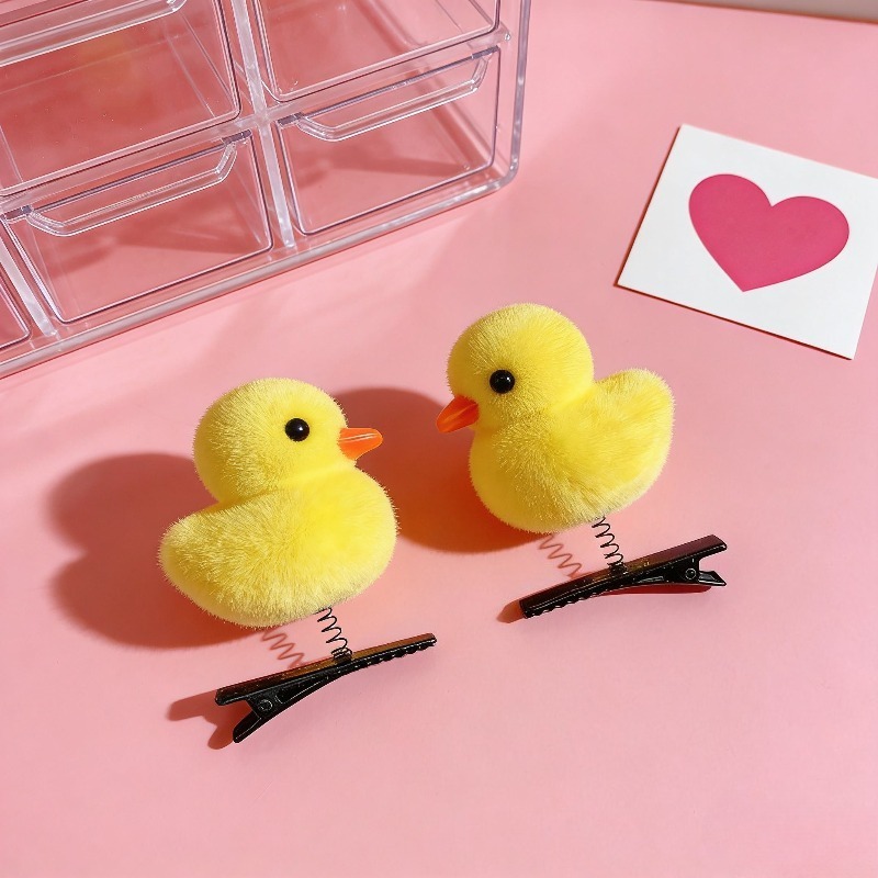 Photography Duck - Милый мультяшный зажим для волос в