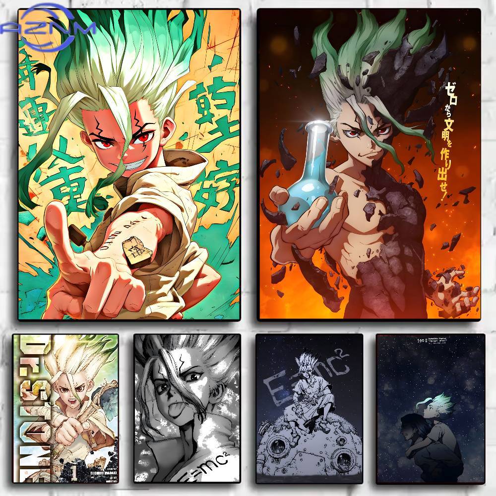 Photography Anime - Классический аниме-постер Dr Stone, HD-постер, водонепроницаемый,
