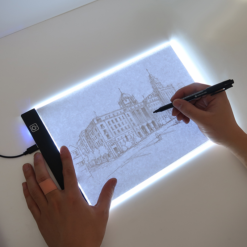 Photography Desk - A5 светодиодный блокнот для рисования, 3-уровневая